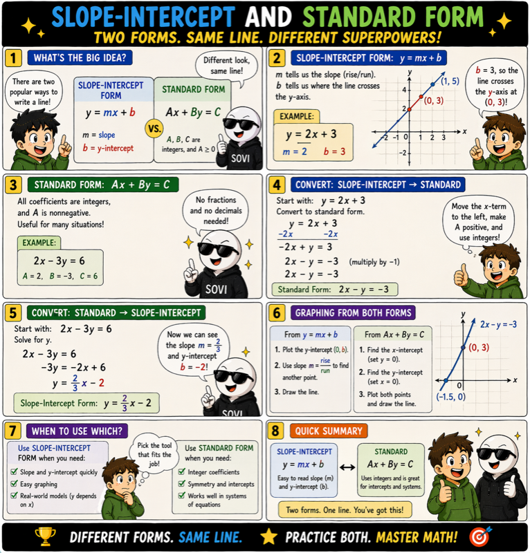 Slope-Intercept and Standard Form