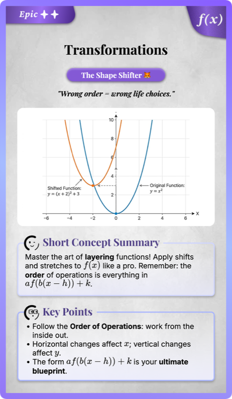 Combining Transformations rendered