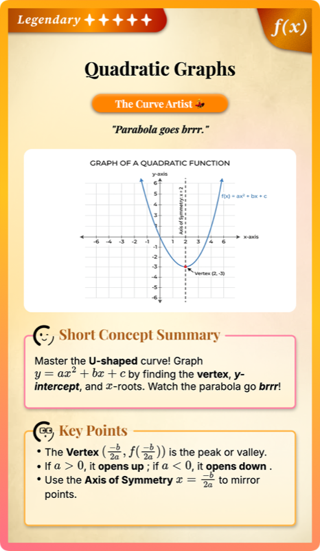 Graphing Quadratic Functions rendered
