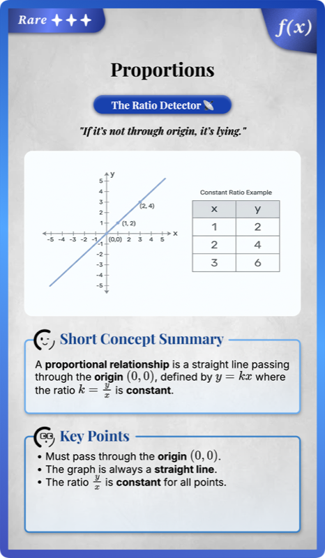 Identifying Proportional Relationships rendered