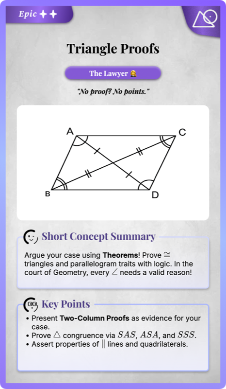 Proofs Involving Angles  Segments  Triangles  and Parallelograms rendered 1
