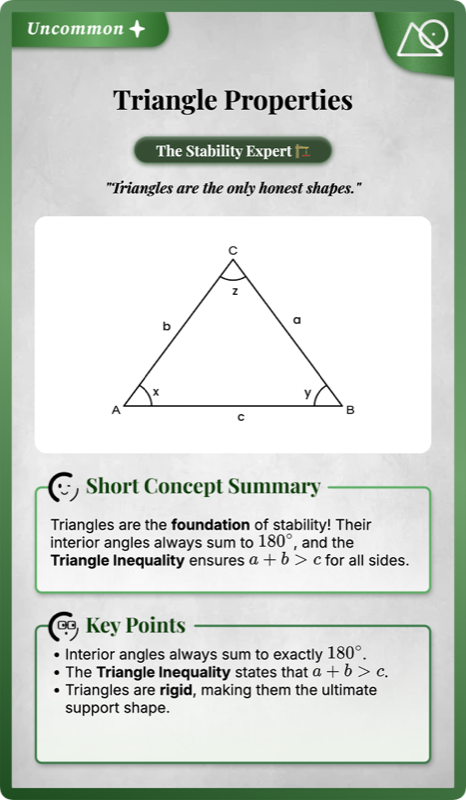 Properties of Triangles rendered 1
