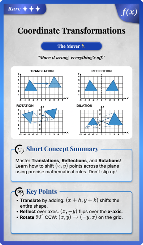 Transformations in the Coordinate Plane rendered