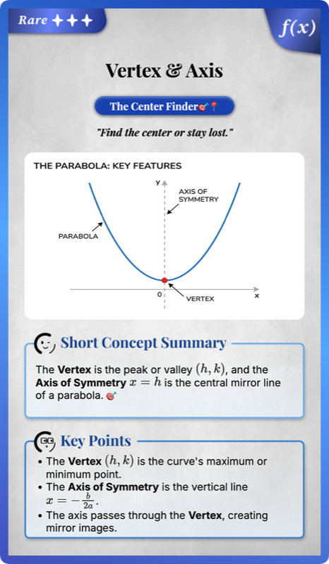 Vertex and Axis of Symmetry rendered 1