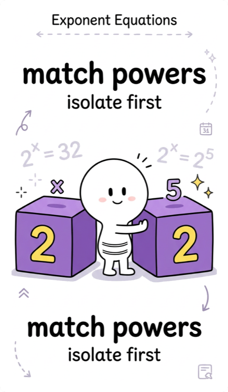 027 Solving Equations with Exponents