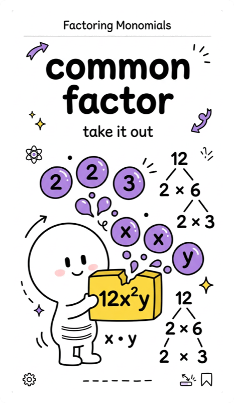 045 Factoring Monomials
