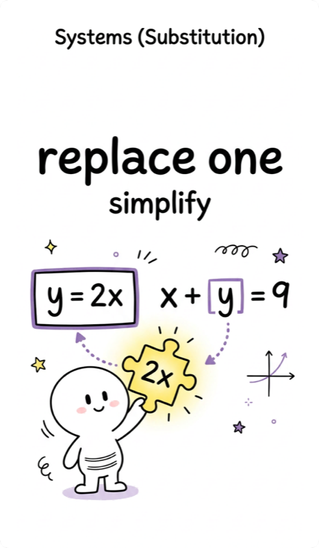 051 Solving Systems by Substitution