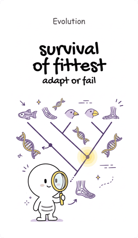 101 Mechanisms of evolution and Natural Selection.png