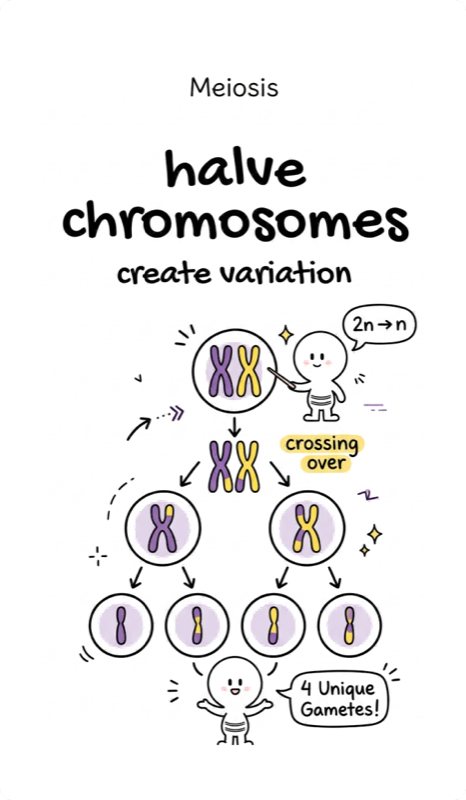 102 Meiosis Reduces Chromosome Number and Increases Variation.png