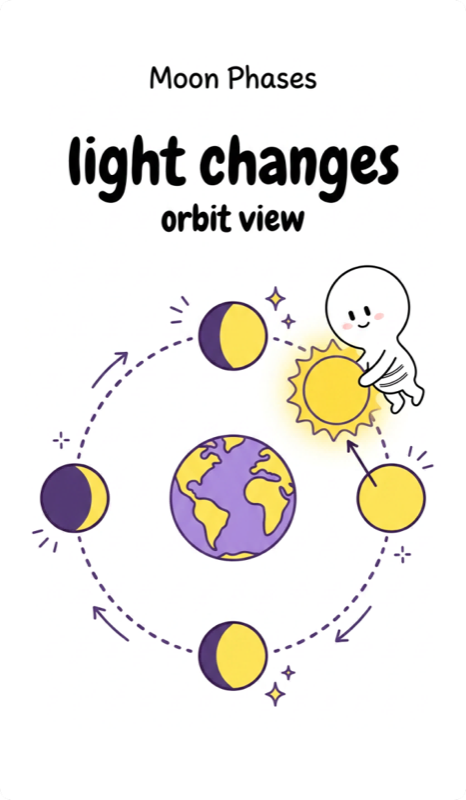 144 Formation and sequence of lunar phases