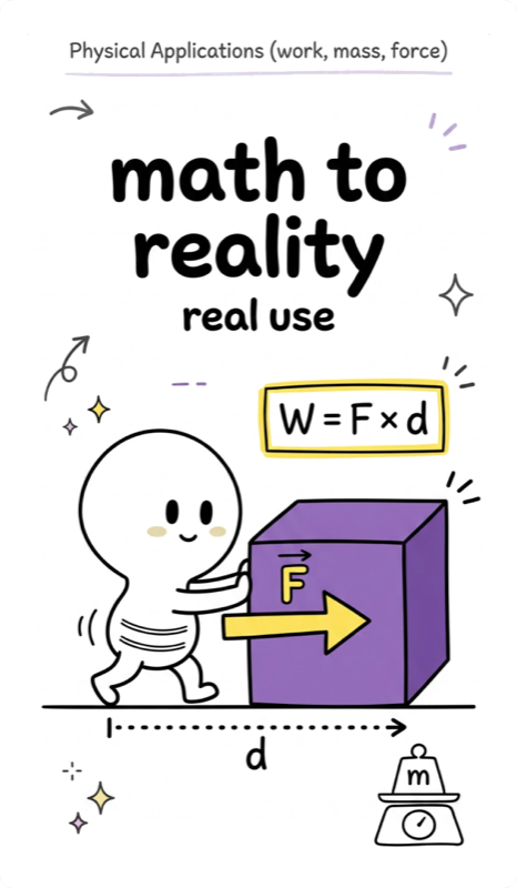 152 Physical Applications (work, mass, force)