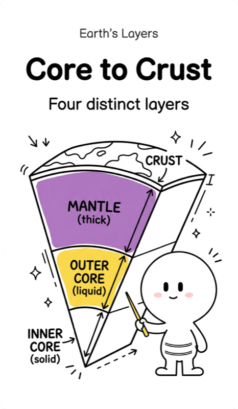 161 Layered internal structure of the Earth